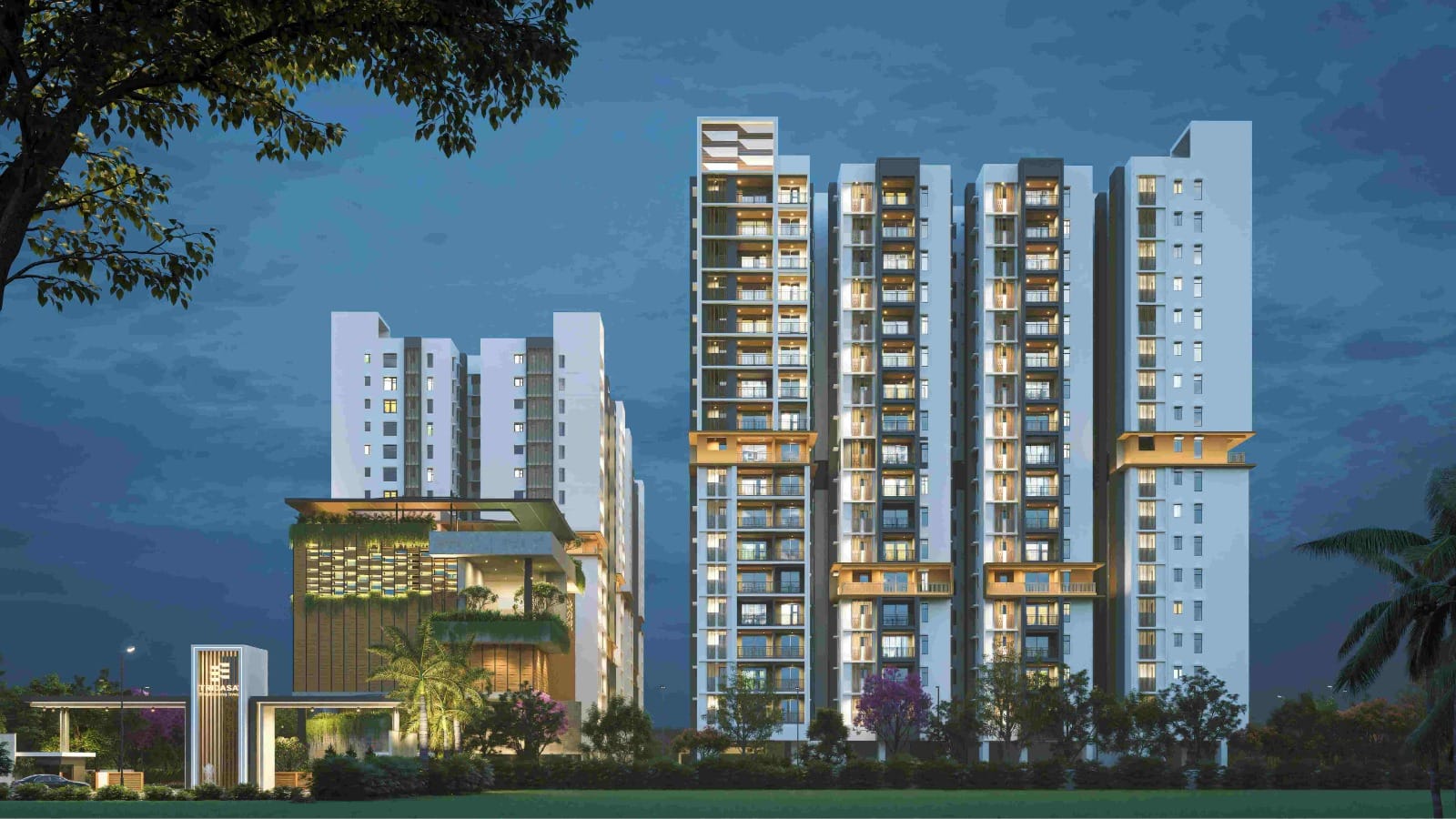 Home 3 tridasa night view